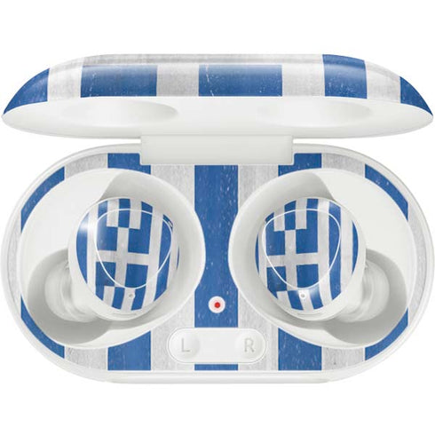 Greece Flag Distressed Galaxy Buds Plus Skin